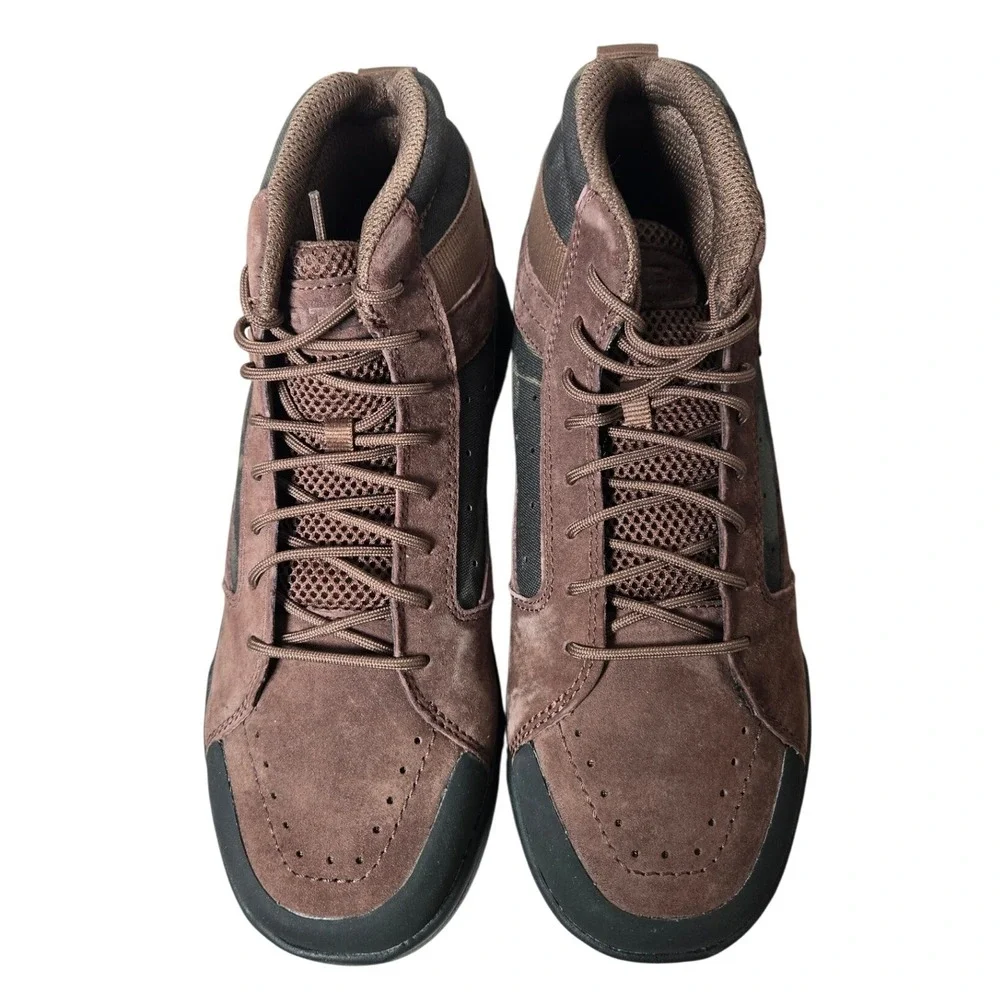 OTB BOOTS TKOOL MID SUEDE Mens Brown Camo Lace Up Boots Size 8